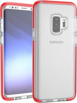 Mobigear Full Bumper TPU Backcover Hoesje - Geschikt voor Samsung Galaxy S9 - Transparant / Rood