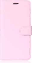 Mobigear Classic Bookcase voor de Motorola Moto E4 - Roze
