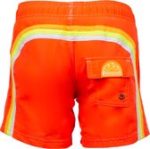 Sundek Elastic Waist 9,5" Zwembroek - Jongens - oranje - geel - wit