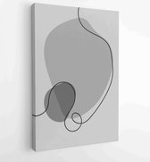 Abstract wall arts vector. Mural wall art 2 - Moderne schilderijen – Vertical – 1910092090 - 50*40 Vertical