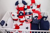 Baby Beddengoedset - Babykamer - Pirate Stootkussenset - Bedbumper - 13 Delen