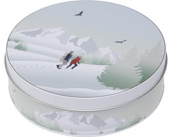 Goebel® - Scandic Home | Koektrommel "Walk in the Snow" | Sneeuw, Kerst, 18cm
