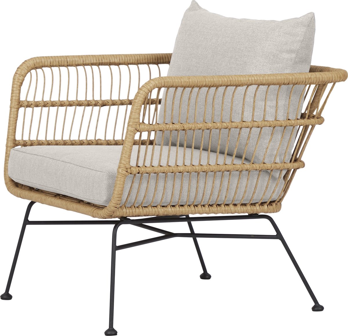 Envy Lounger met Kussens Rattan