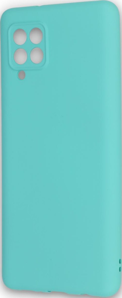 HB Hoesje Geschikt voor Samsung Galaxy A42 5G - Turquoise - Siliconen Back Cover