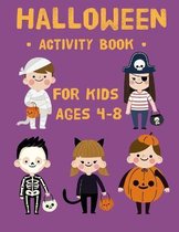 Halloween Activity Book for Kids Ages 4-8: