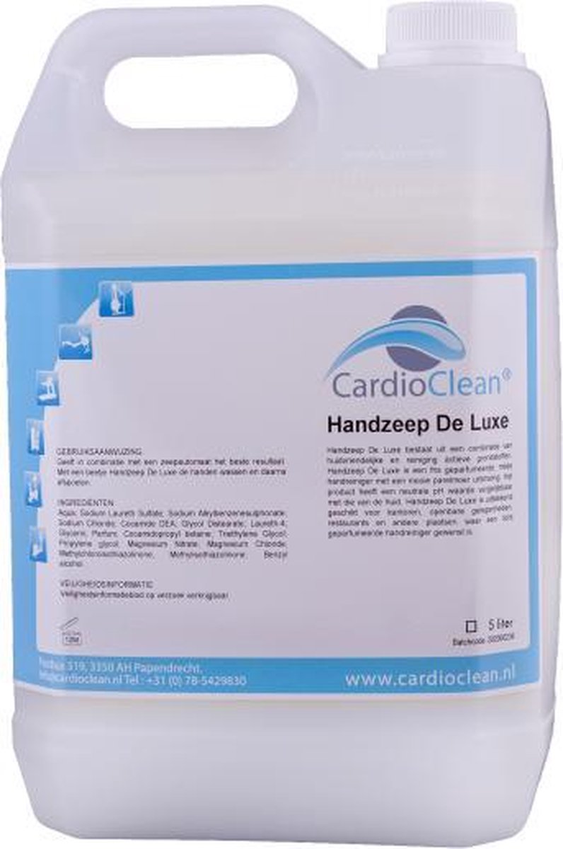 Cardioclean Handzeep de Luxe 5 Ltr