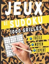 Jeux de Sudoku 1000 grilles: 1000 Sudoku - Facile, Moyen et Difficile - Avec solutions