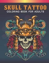 Skull Tattoo Coloring Book For Adults