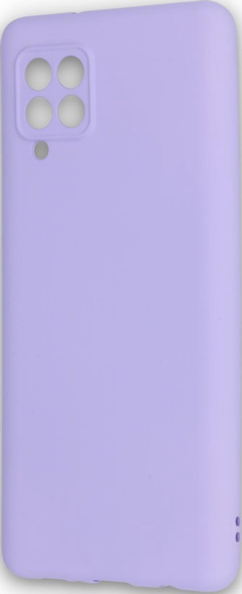 HB Hoesje Geschikt voor Samsung Galaxy A42 5G - Paars - Siliconen Back Cover