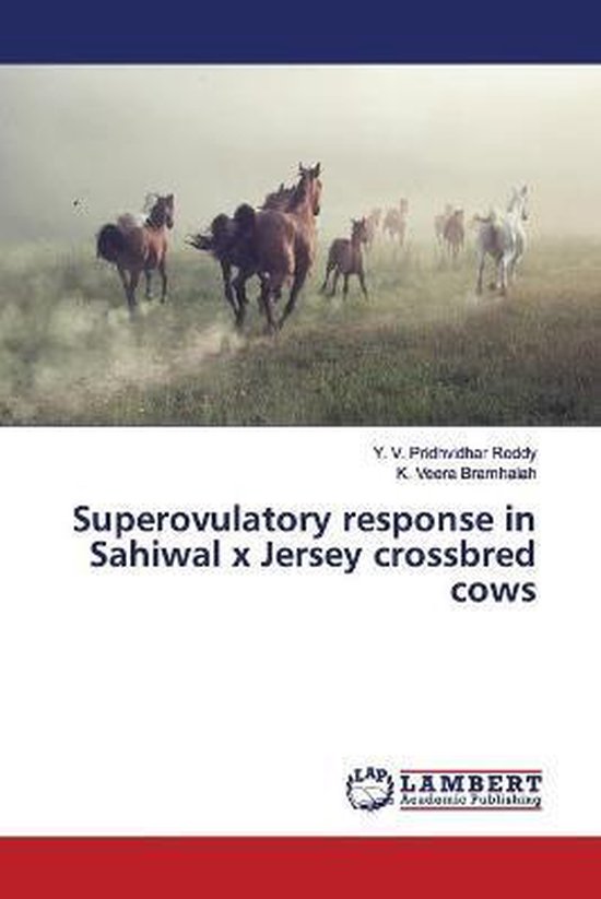 Superovulatory response in Sahiwal x Jersey crossbred cows - cover