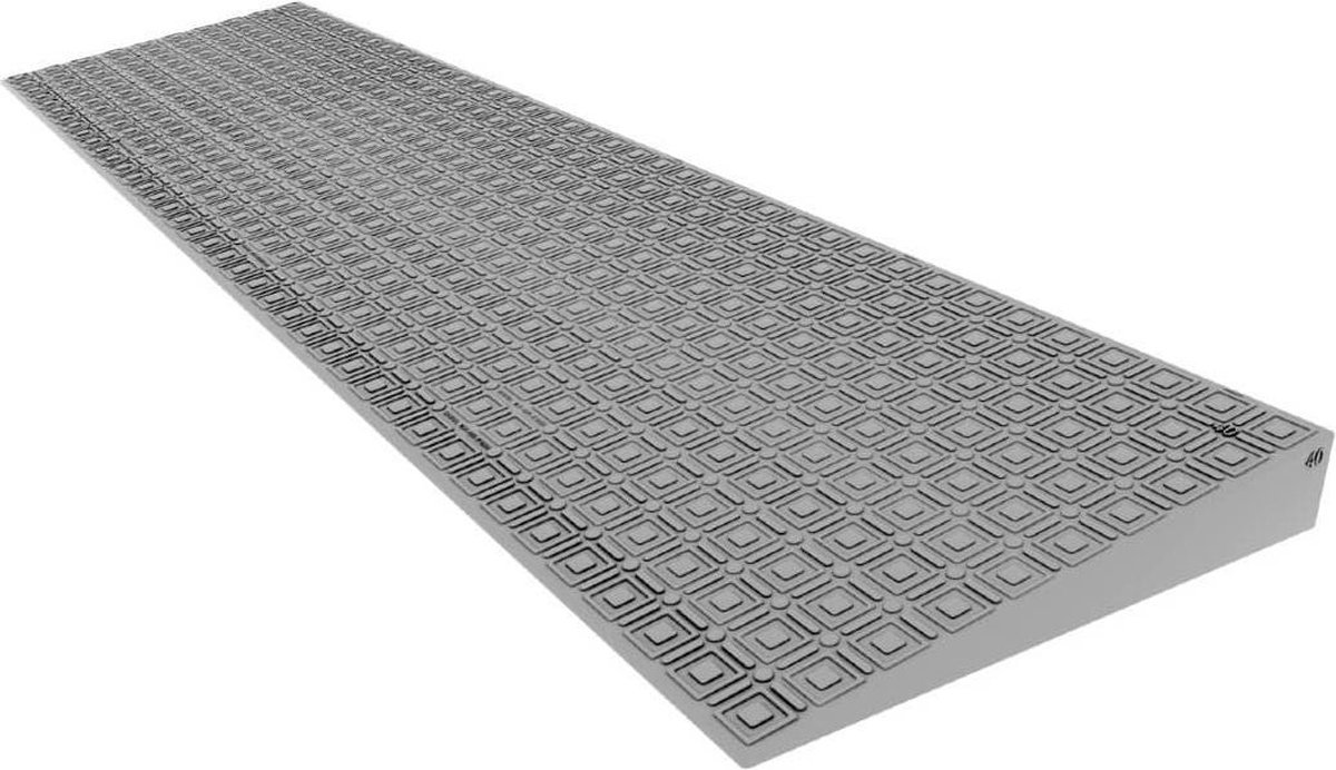 Goedkoopste Quickramp Drempelhulp Buiten - 40 mm Hoog - Polyethyleen Oprijhelling