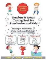 Numbers And Words Tracing Book for Preschoolers and Kids