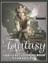 Fantasy Grayscale Coloring Book for Adults