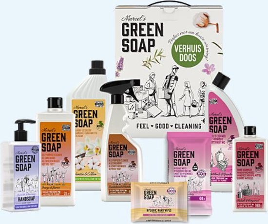 Marcel's Green Soap - Verhuispakket (vernieuwd) / Ecologisch / Vegan /... |  bol.com