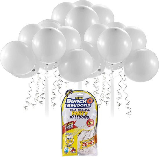voordeel rand Expliciet Bunch O Balloons zelfsluitende verjaardag ballonnen - Wit - Inclusief lint  | bol.com