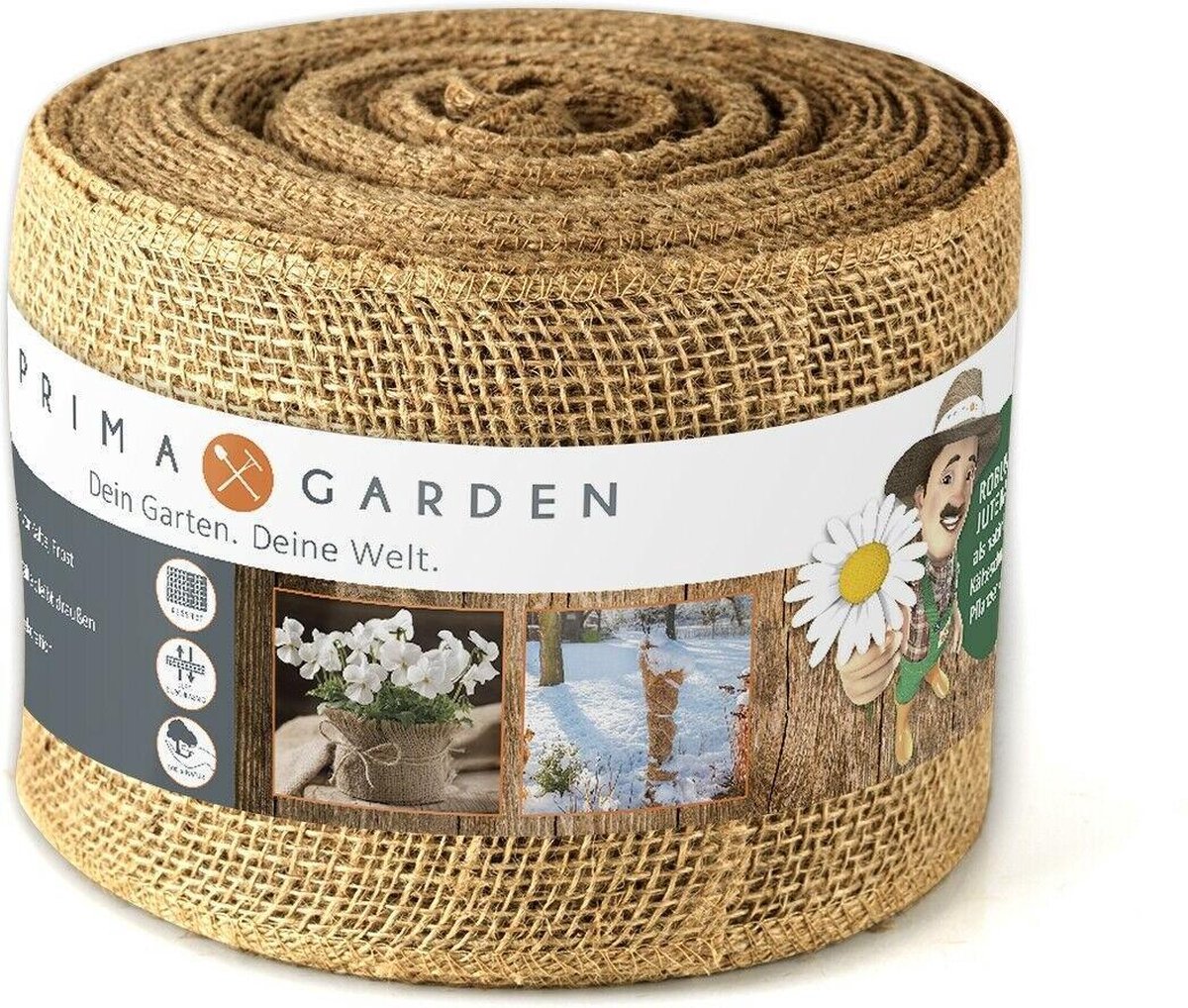 Prima Garden Jute Band Jute Wikkelband Juteband Beschermt planten