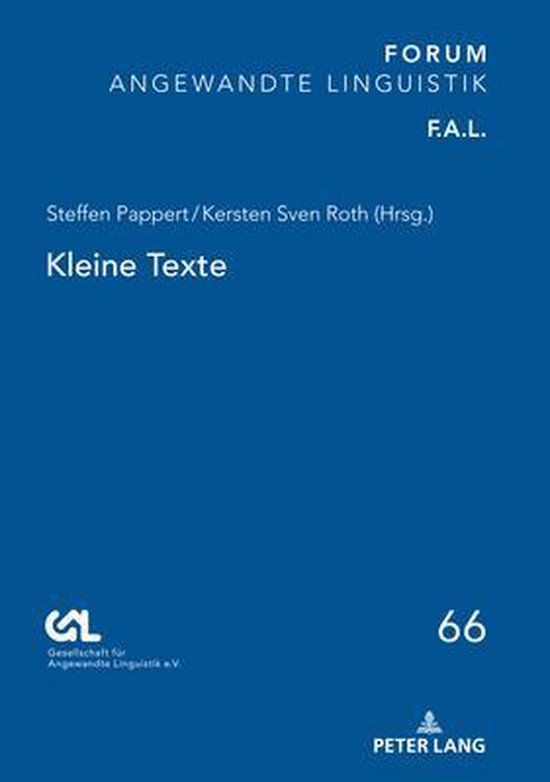 Forum Angewandte Linguistik - F.A.L.- Kleine Texte - cover
