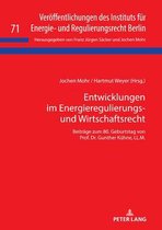 Ver�ffentlichungen Des Instituts F�r Energie- Und Regulierungsrecht Berlin- Entwicklungen im Energieregulierungs- und Wirtschaftsrecht