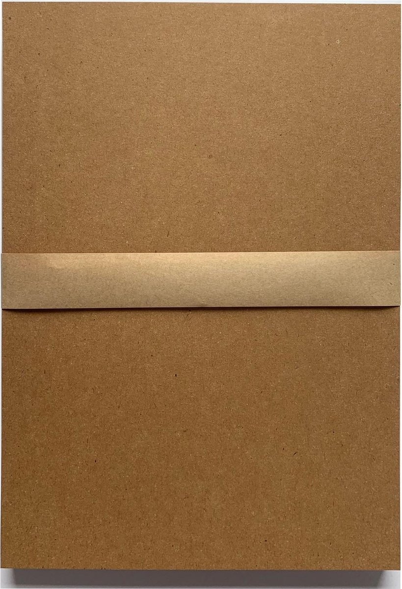 Kraft Karton – Recycled Karton – Hobby Karton – Bruin – A4 – 21×29,7cm – 210 grams – Paper For Moments – 50 vellen
