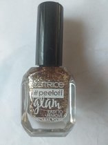 Catrice peeloff glam effect nail polish 03 when in doubt, just add glitter