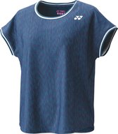 Yonex Tennisshirt Dames Polyester/polyurethaan Navy Maat Xl