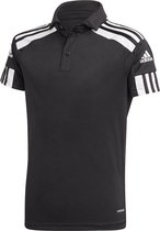 adidas - Squadra 21 Polo Youth - Kinder Teamkleding - 152 - Zwart