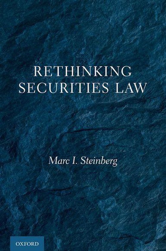 Rethinking Securities Law - cover