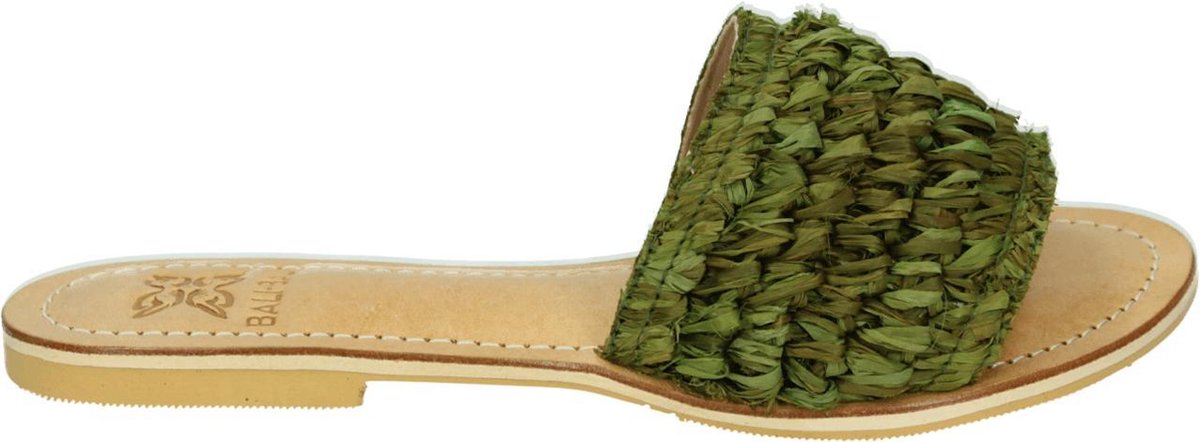 Bali Bali ADIWERNA 2711130573 - Volwassenen Dames slippers - Kleur: Groen - Maat: 38