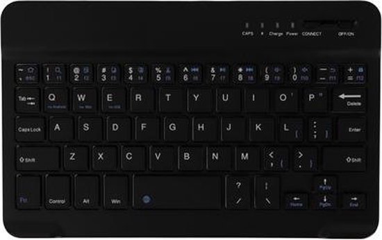 BRAINZ Draadloos Toetsenbord - Bluetooth toetsenbord QWERTY - Zwart