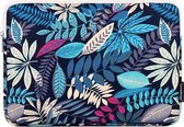 Laptophoes 13 Inch GV – Geschikt voor o.a Macbook Pro 13 Inch 2020-2021-2022 / Macbook Air 2018-2020-2021-2022 – Laptop Sleeve Hoes Case – Blue Forest