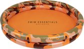 Swim Essentials - Zwembad - 100cm - Camouflage - oranje/groen