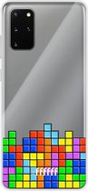 6F hoesje - geschikt voor Samsung Galaxy S20+ -  Transparant TPU Case - Tetris #ffffff