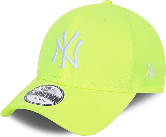 New Era 9Forty Neon NY Sportcap - Maat One size - - geel/wit | bol.com