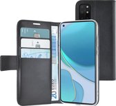 Azuri walletcase - magnetic closure & 3 cardslots - OnePlus 8T - Zwart