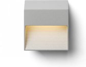 WhyLed Design Wandlamp buiten | Zilvergrijs | Incl. Lichtbron | 3000K | IP54 | Ledverlichting