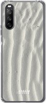 6F hoesje - geschikt voor Sony Xperia 10 III -  Transparant TPU Case - Sandy #ffffff