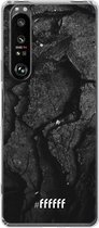 6F hoesje - geschikt voor Sony Xperia 1 III -  Transparant TPU Case - Dark Rock Formation #ffffff