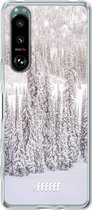 6F hoesje - geschikt voor Sony Xperia 5 III -  Transparant TPU Case - Snowy #ffffff