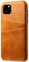 Casecentive Leren Wallet back case - iPhone 12 / iPhone 12 Pro - bruin / cognac