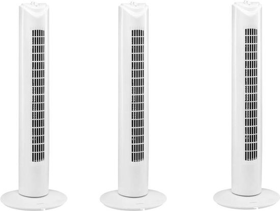 Ventilateur 3 pièces - ventilateur tour - colonne ventilateur colonne blanc  - tour... | bol.com