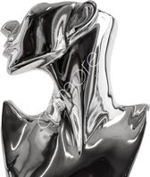Sieradenhouder - Decoratie - Mannequin - Aluminium Raw - 44cm hoog - 21cm breed