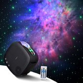 MikaMax LED Galaxy Projector – Twilight Laser Projector - Sterrenhemel Projector – Sterren Projector - Sterrenhemel - Bluetooth Speaker – Timerfunctie - 4 Standen – 6 Kleuren – Timerfunctie