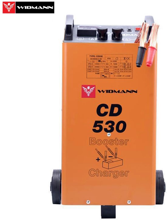 Widmann CD-530 : Chargeur et démarreur de batterie 12V/24V | bol.com