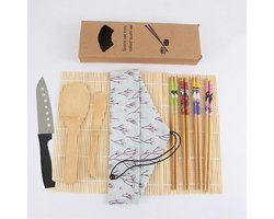 Sushi set incl. mes - Sushi maker - Sushi kit - Sushi set - Sushi servies - Sushimakers - Chopsticks