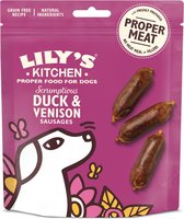 Lily's kitchen dog scrumptious duck and venison sausages (70 GR)