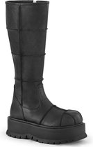 Demonia Kniehoge laarzen -37 Shoes- SLACKER-230 US 7 Zwart