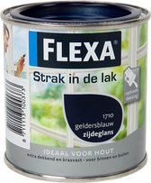 Flexa Strak In De Lak Zijdeglans - Buitenverf - Geldersblauw - 0,75 liter
