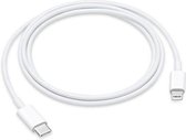 LAADKABEL USB-C - Wit - Geschikt voor Apple iPhone 12 - Apple iPad - USB-C Apple Lightning | iPhone 12 / 11 / X / iPad / 12 Pro Max / iPhone 12 Pro
