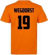T-shirt oranje Holland WEGDORST 19 | WK Voetbal Qatar 2022 | Nederlands elftal shirt | Nederland supporter | Holland souvenir | Maat XXL