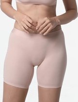 Dames boxer lange pijpjes MicroModal naadloos buff beige